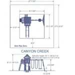 Backyard Discovery Canyon Creek Wooden Swing Set with Slide and Rock Wall - Image 6