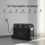 EcoFlow DELTA Pro 3600Wh Portable Power Station - 3600W AC Output, LiFePO4 Battery, Solar Generator - Image 8