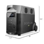EcoFlow DELTA Pro 3600Wh Portable Power Station - 3600W AC Output, LiFePO4 Battery, Solar Generator - Image 9