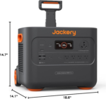 Jackery Solar Generator 4000 Kit with Explorer 2000 Plus, PackPlus Battery, and Two 200W Solar Panels - Image 2