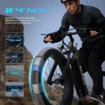 ACTBEST Ranger All-Terrain Electric Mountain Bike, 1400W Peak Motor, 65-Mile Range, 26x4 Inch Fat Tires - Image 4