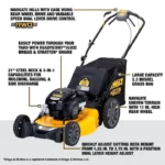 DEWALT 21 Inch 163cc Gas Self-Propelled Lawn Mower with Briggs & Stratton Engine - Image 3