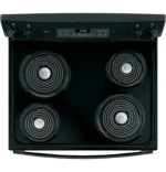 GE 30 Inch Freestanding Electric Range with Self-Clean Oven, Black (JB256DMBB) - Image 4