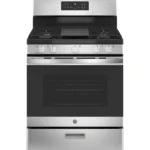 GE 30-Inch Freestanding Gas Range with 4.8 cu. ft. Oven Capacity and Sealed Cooktop Burners