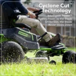 Greenworks 60V 42-Inch Cordless Battery CrossoverT Riding Lawn Mower - Image 3