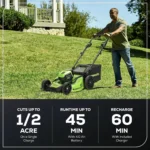 Greenworks 80V 21-Inch Cordless Self-Propelled Lawn Mower - Image 5
