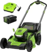 Greenworks 80V 21-Inch Cordless Self-Propelled Lawn Mower with 4.0Ah Battery & Charger