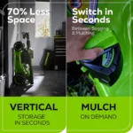 Greenworks Pro 60V 22" Cordless Self-Propelled Push Lawn Mower - Image 2
