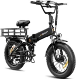 Jasion X-Hunter Folding Fat Tire Electric Bike with Full Suspension