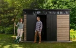 Keter Signature Storage Shed Ashwood Brown 11×7 Ft Resin - Image 2