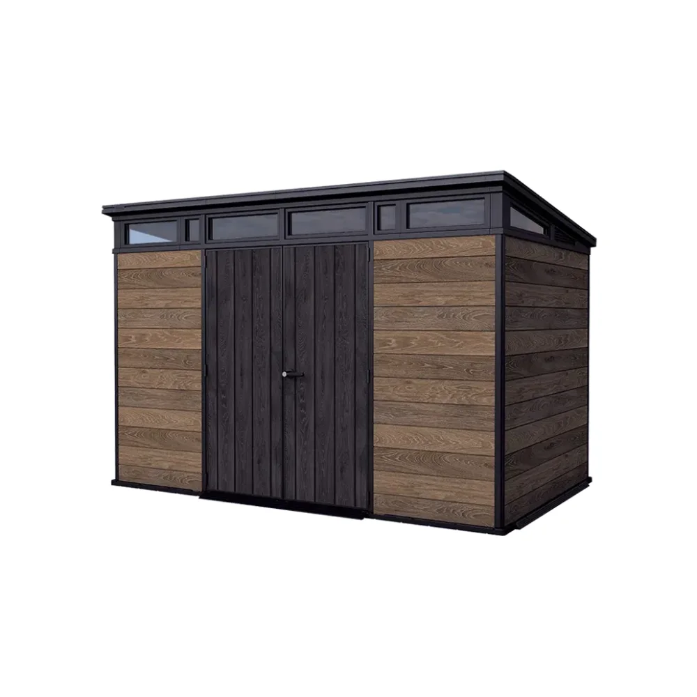 fashodre-llc-fashodre-llc-keter-signature-storage-shed-walnut-brown-11-7-resin-steel-reinf-01-20260725084032-09184823.webp Keter Signature Storage Shed, Walnut Brown, 11×7, Resin Steel Reinforced - Image 1