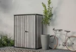Keter Vertical Storage Shed Storm Grey - Image 3
