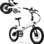 Lectric XP Lite 2.0 Long-Range Foldable Electric Commuter Bike, Arctic White