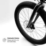 Lectric XP Lite 2.0 Long-Range Foldable Electric Commuter Bike, Arctic White - Image 5