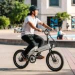 Lectric XP Lite 2.0 Long-Range Foldable Electric Commuter Bike, Arctic White - Image 7