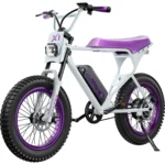 Macfox X1S x Bs.zay Special Edition Electric Bike - Retro Moped Style Fat-Tire E-Bike