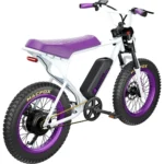 Macfox X1S x Bs.zay Special Edition Electric Bike - Retro Moped Style Fat-Tire E-Bike - Image 3