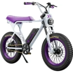 Macfox X1S x Bs.zay Special Edition Electric Bike - Retro Moped Style Fat-Tire E-Bike - Image 4