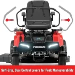 PRORUN PZT60V42 60V 42-inch Brushless Electric Zero Turn Riding Lawn Mower