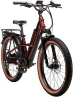 Rad Power Bikes Radster Trail Electric Off-Road Bike, Copper Red, Large - Image 6