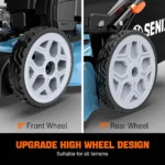 SENIX LSSG-H2 22-Inch Self-Propelled Gas Lawn Mower with 163cc 4-Cycle Briggs & Stratton Engine - Image 3