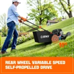 SENIX LSSG-H2 22-Inch Self-Propelled Gas Lawn Mower with 163cc 4-Cycle Briggs & Stratton Engine - Image 5