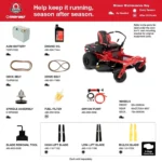 Troy-Bilt Mustang Z46 46-Inch 22 HP Zero-Turn Riding Lawn Mower - Image 2