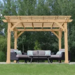 Yardistry 10×12 ft Cedar Meridian Pergola - Image 3