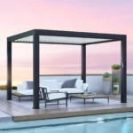 Yardistry Aluminum Louvered Pergola 12×12 ft