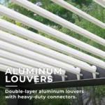 Yardistry Aluminum Louvered Pergola 12×12 ft - Image 6