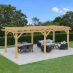 Yardistry Meridian Pergola Natural Cedar 10 ft×22 ft - Image 3